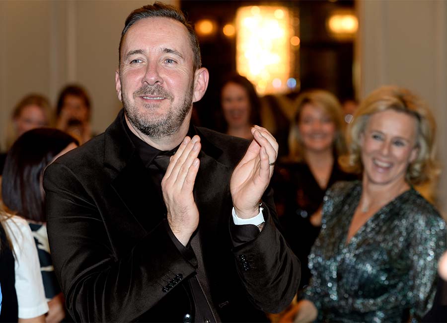 Shane Coleman at the ladies Christmas lunch at the Westbury hotel in Dublin in aid of Parentline and Children in Hospital. Pic: Justin Farrelly.