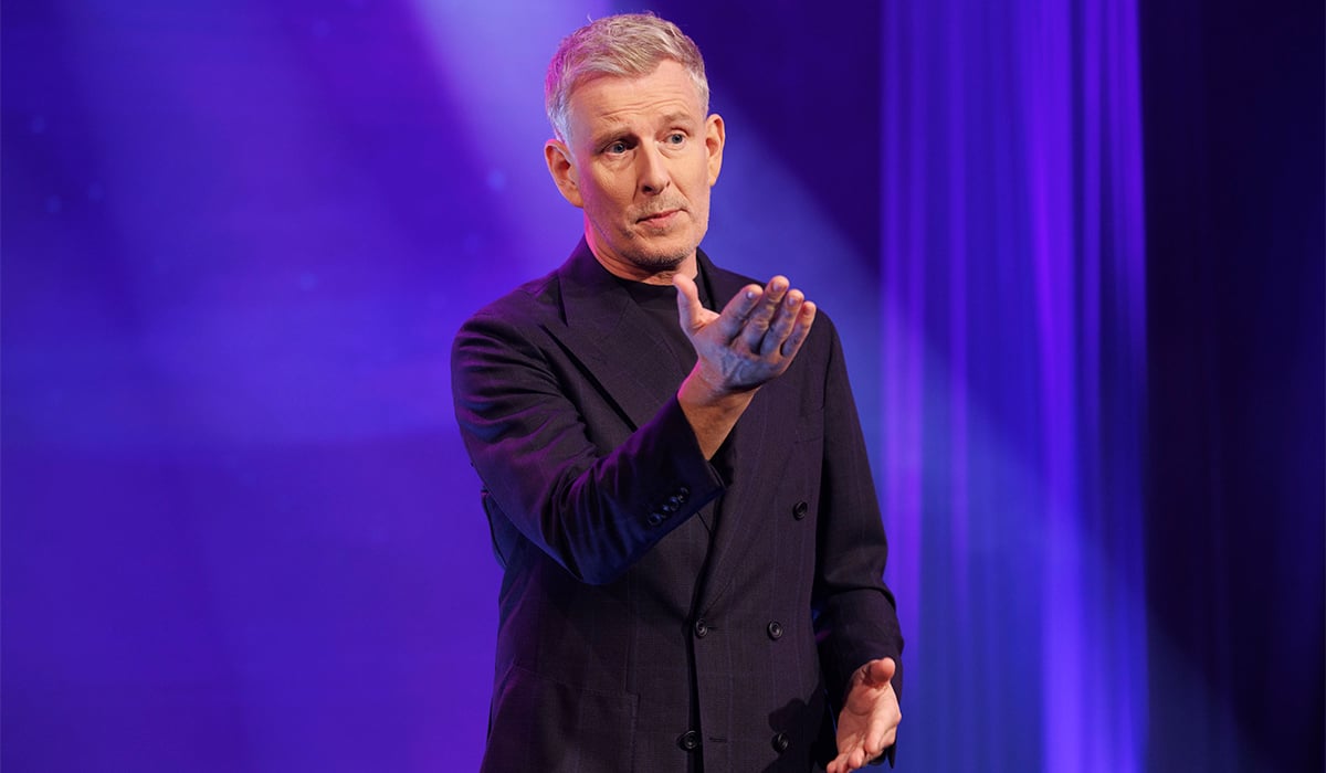 Host Patrick Kielty on The Late Late Show. Pic: Andres Poveda