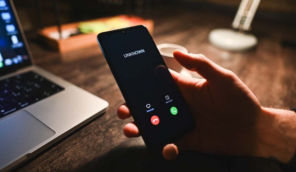 Phone Unknown Caller 1