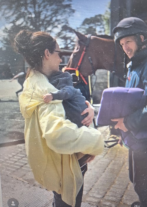 Rachel Blackmore and baba 1
