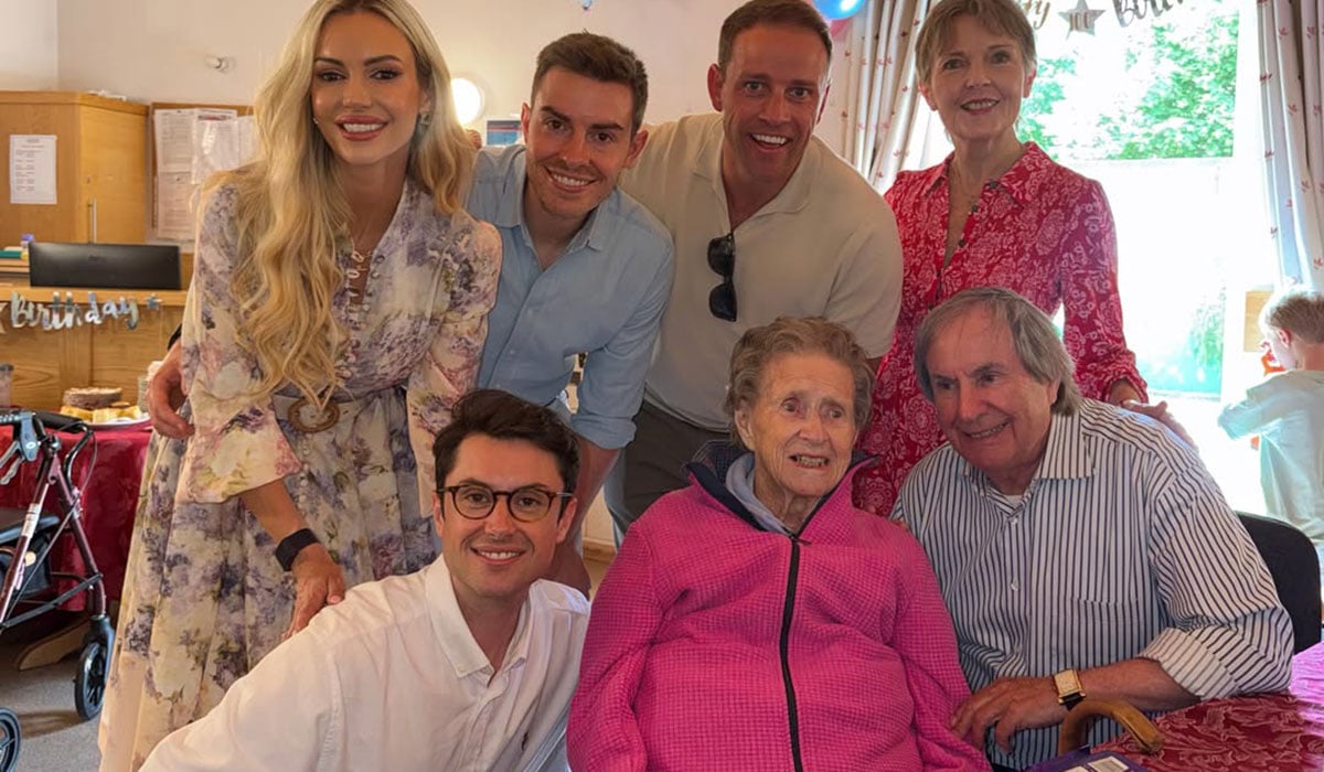 Rosanna Davison celebrates her grandmother's 100th birthday. Pic: Rosanna Davison Instagram