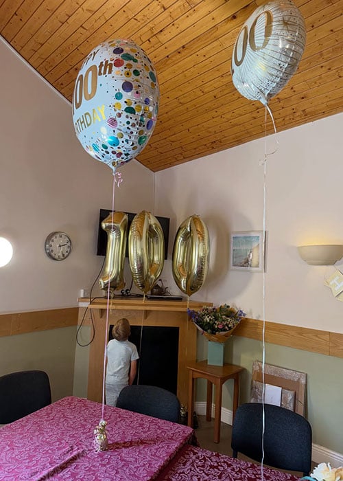 Rosanna Davison celebrates her grandmother's 100th birthday. Pic: Rosanna Davison Instagram