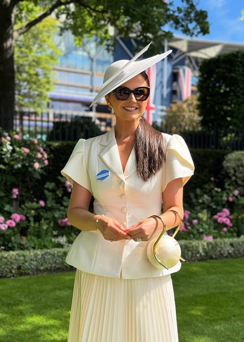 Jennifer Wrynne at Royal Ascot. Pic: Jennifer Wrynne/Instagram