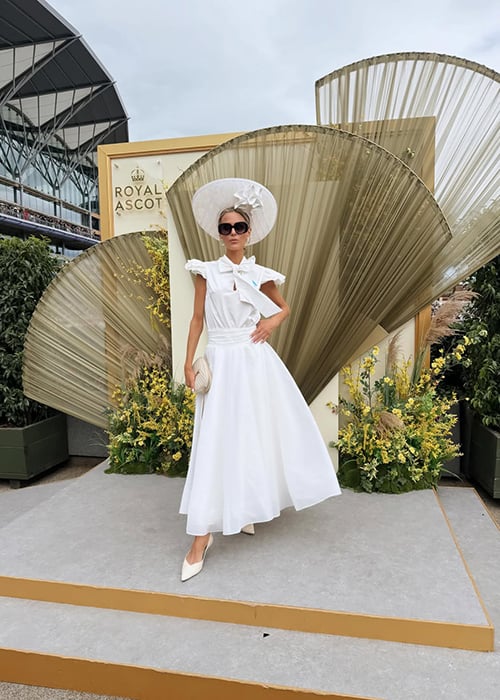 Rosalind Lipsett at Royal Ascot. Pic: Rosalind Lipsett/Instagram