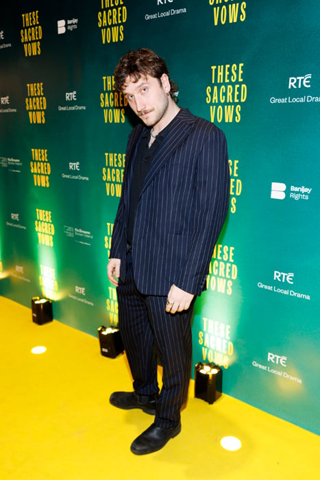 John Hewson attends the premiere of RTÉ's new drama These Sacred Vows. Pic: Andres Poveda
