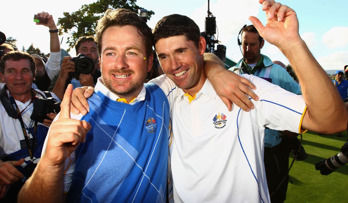 Graeme McDowell and Padraig Harrington