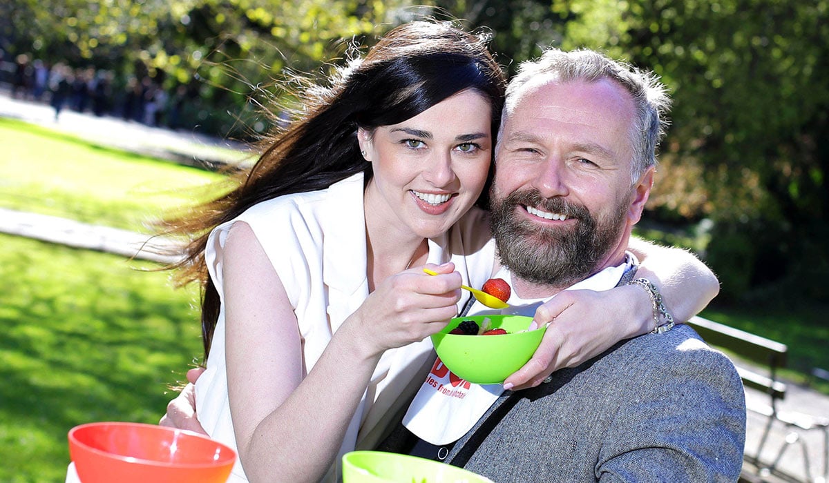 Television presenter Daithi O Se and his wife Rita Talty O Se. Pic: Marc O'Sullivan