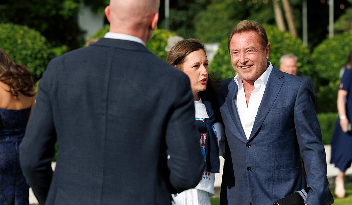 U.S. Ambassador to Ireland Edward S. Walsh hosted a major celebration of America’s 250th Independence Day at Deerfield, the official residence of the U.S. Ambassador in Phoenix Park. Pic: Conor McCabe Photography