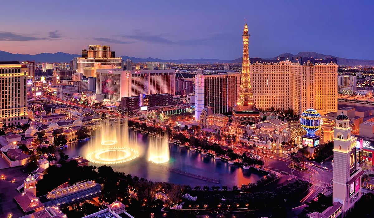Aer Lingus to discontinue flights from Dublin to Las Vegas. Pic: Getty Images