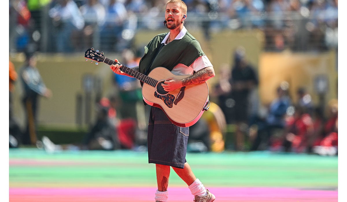 GettyImages Justin Bieber at World cup