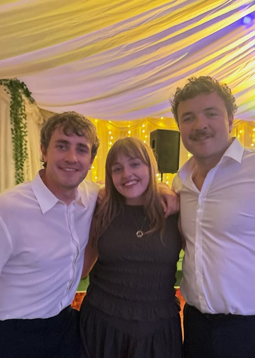 Paul Mescal with his siblings Nell and Donnacha. Pic: Dearbhla Mescal/Instagram