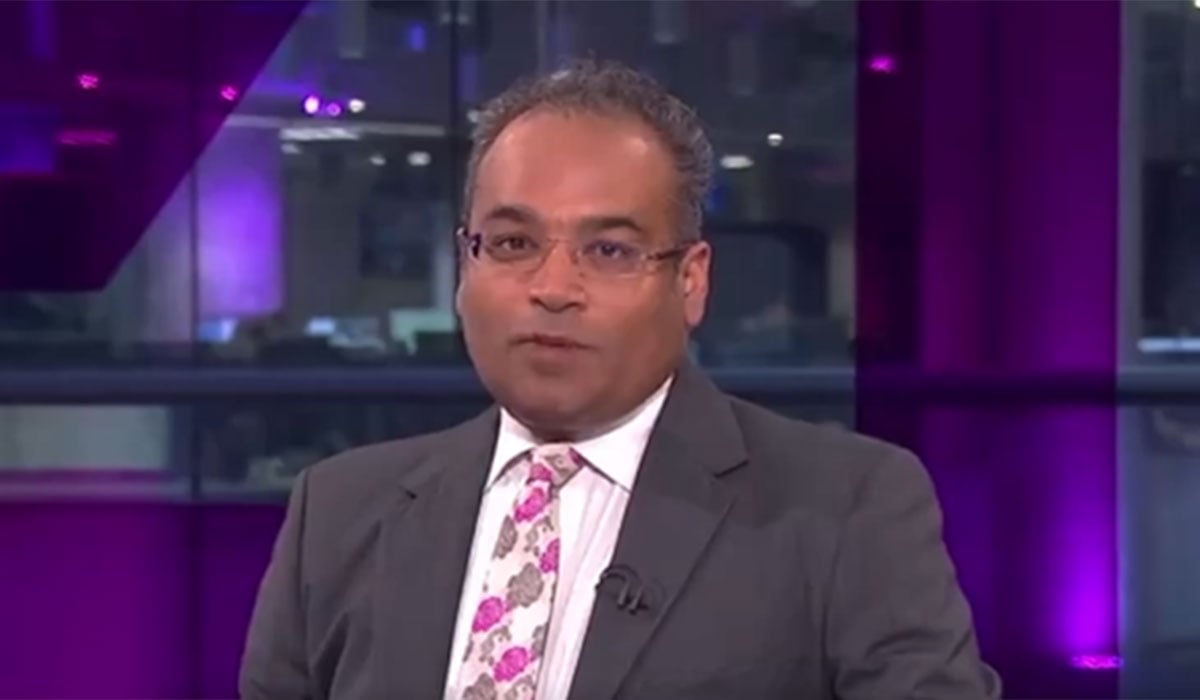 Krishnan Guru-Murthy. Pic: Channel 4