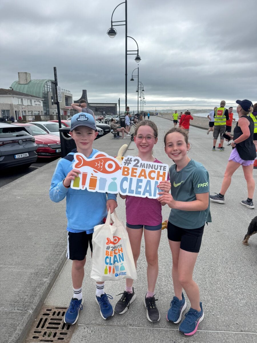 Liam Faye and Isabel at 2MBC Tramore parkrunun 4th July 2026