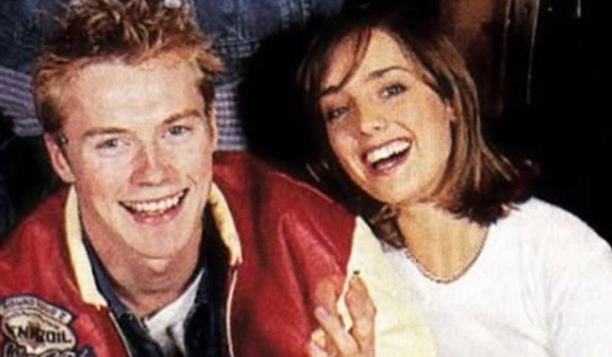 Ronan Keating and Louise Redknapp. Pic: Louise Redknapp Instagram