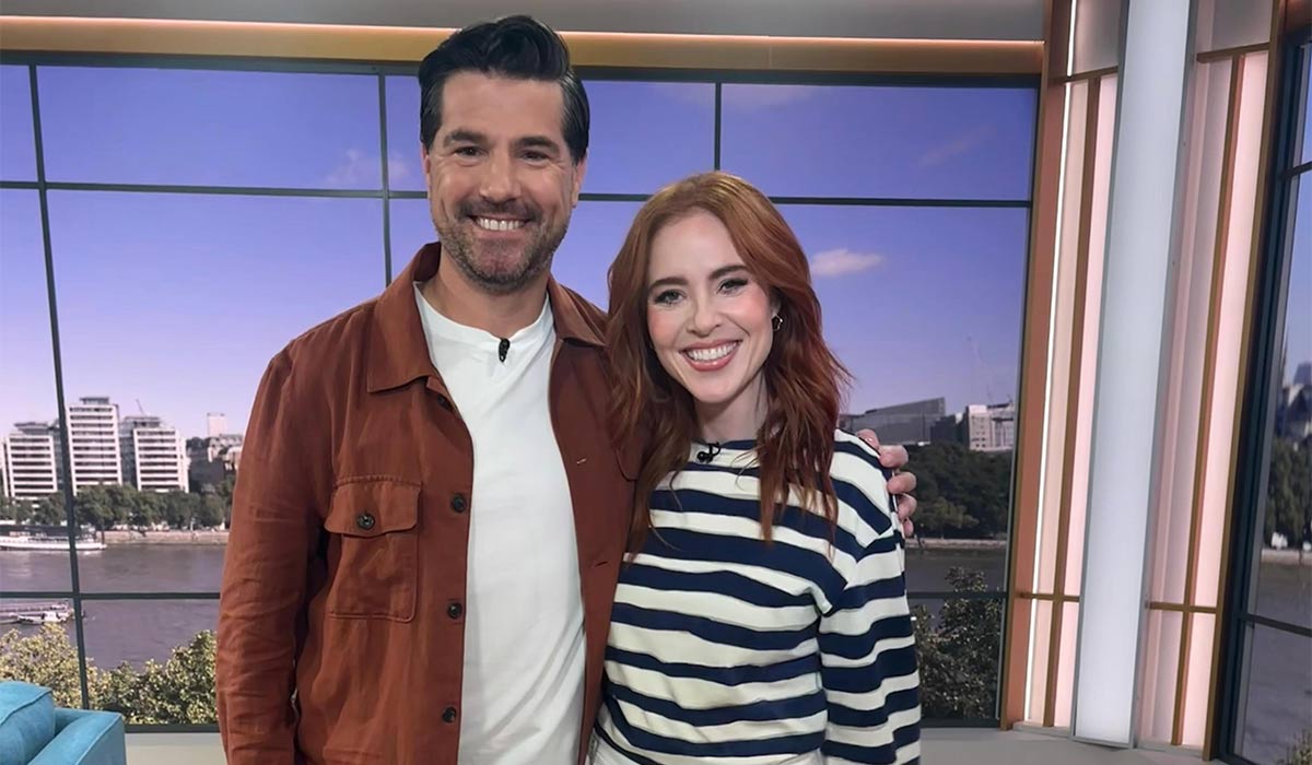 Craig Doyle and Angela Scanlon on This Morning. Pic: Angela Scanlon/Instagram
