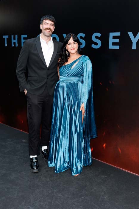 Mark McElroy and Lucy McMullan pictured at the Irish premiere screening of Christopher Nolan’s The Odyssey at The Irish Film Institute, Dublin. Pic: Andres Poveda
