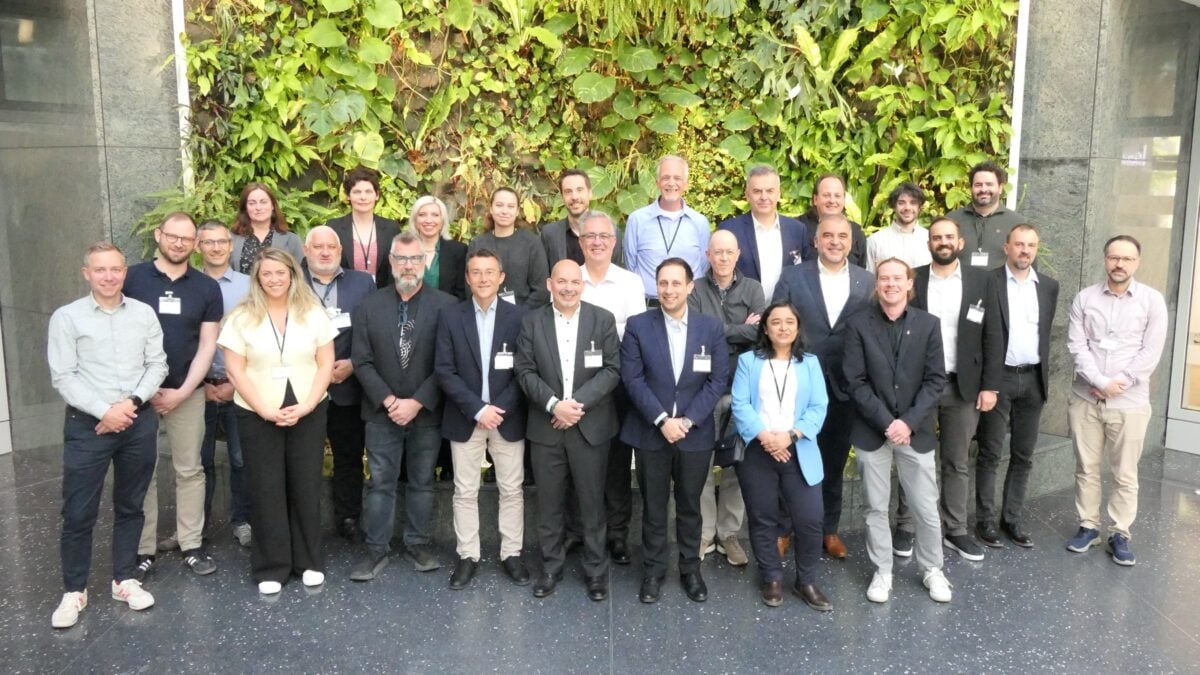 TransEuroOGS consortium partners pictured at the project kick off meeting in Berlin