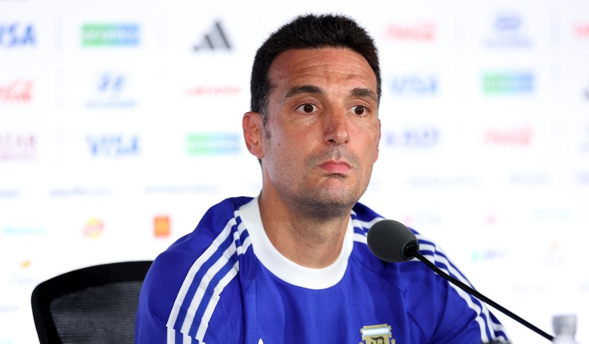 Lionel Scaloni, Head Coach of Argentina. Pic: Justin Setterfield/Getty Images