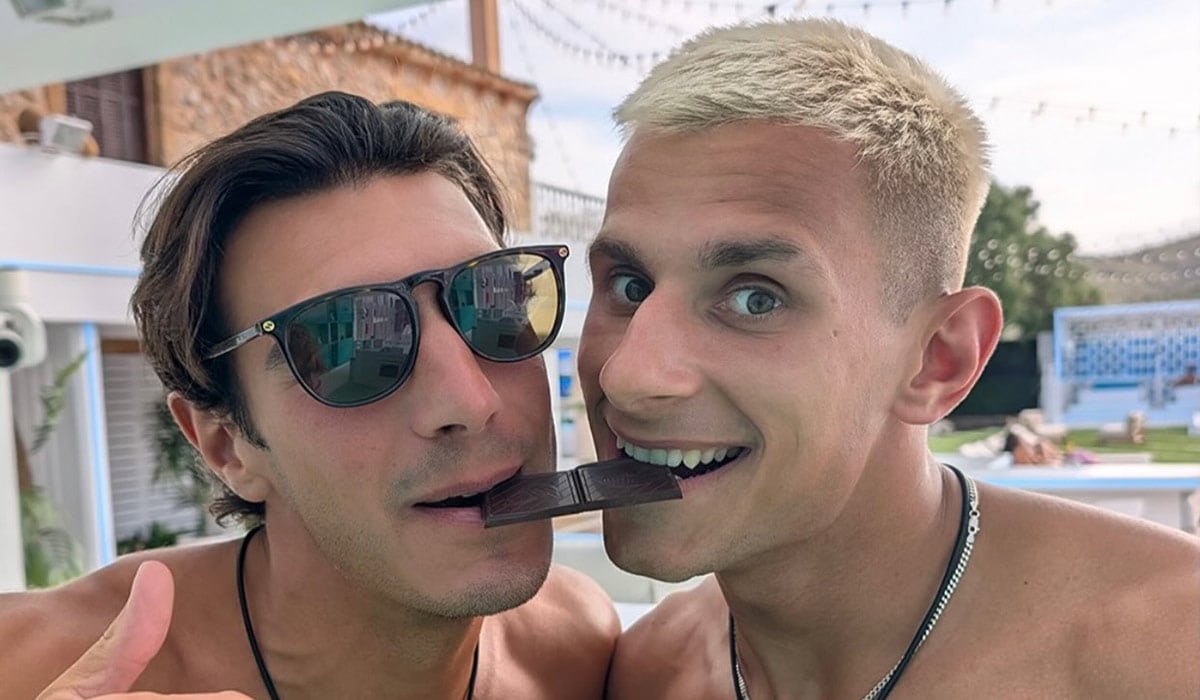 Fitzy and Lorenzo Love Island. Pic: Fitzy / Instagram