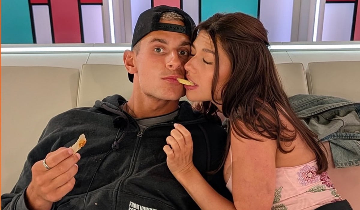 Fitzy and Lola on Love Island. Pic: Fitzy / Instagram