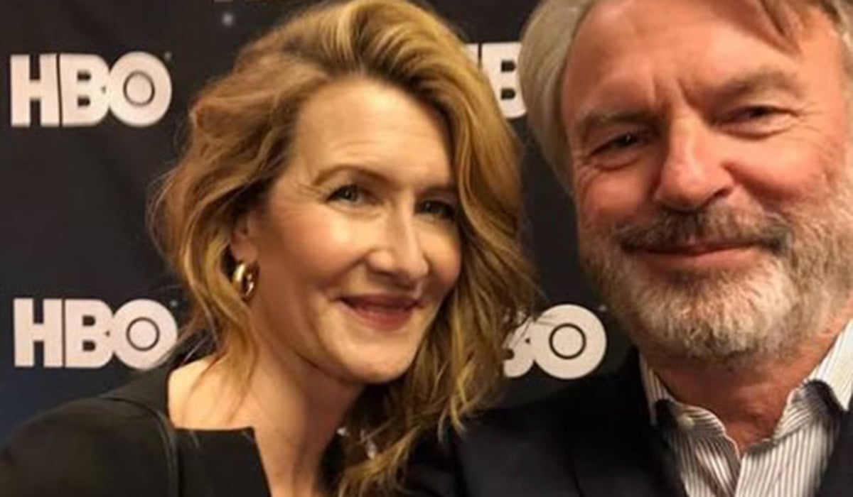 Laura Dern and Sam Neill. Pic: Laura Dern / Instagram