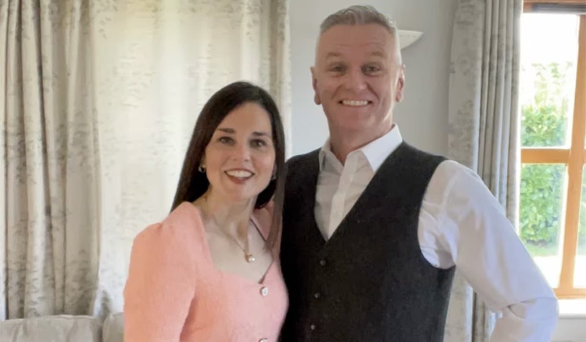 Dáithí Ó Sé and Rita on their son's Confirmation Day. Pic: Rita Ó Sé / Instagram
