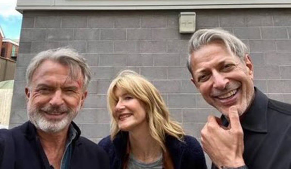 Laura Dern and Sam Neill. Pic: Laura Dern / Instagram