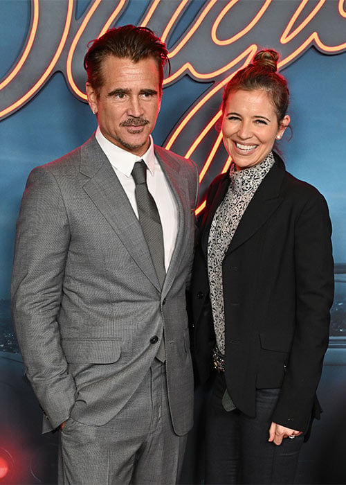 Colin Farrell and Claudine Farrell, 'Sugar' Season 2 Premiere. Pic: Shutterstock