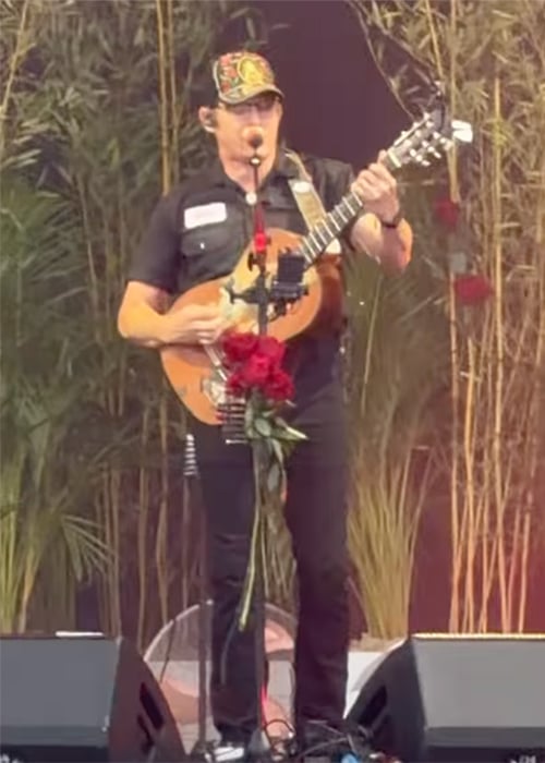 Stephen Wilson Jr performing at the Trinity Summer Series. Pic: Michael Bublé / Instagram
