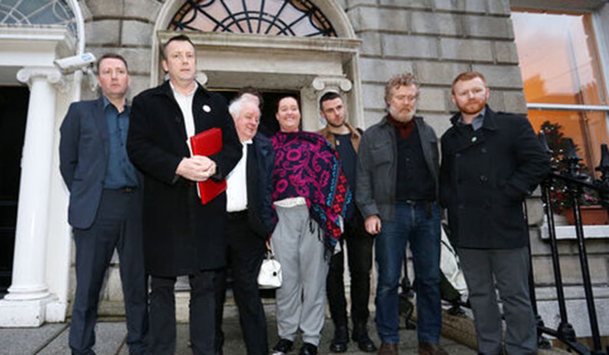 Jim Sheridan and Glen Hansard. Pic: Brendan Ogle