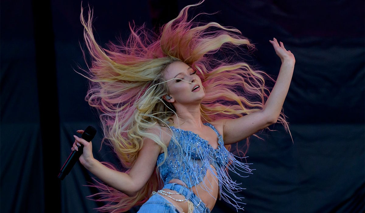 Zara Lasson performs at the Isle Of Wight Festival 2024. Pic: Getty Images