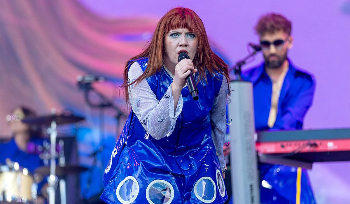 CMAT performing on the Pyramid Stage during day three of Glastonbury festival 2025. Pic: Getty Images