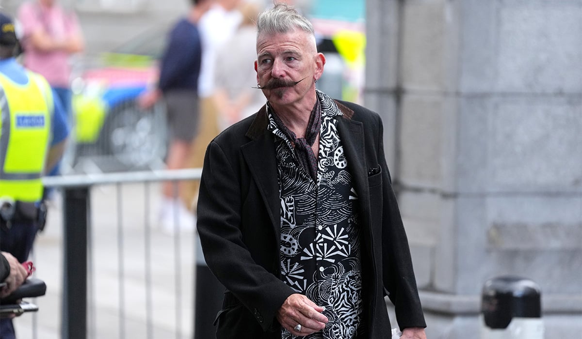 Jerry Fish attends the funeral of Glen Hansard at St Patrick's Cathedral. Pic: Peter Summers/Getty Images