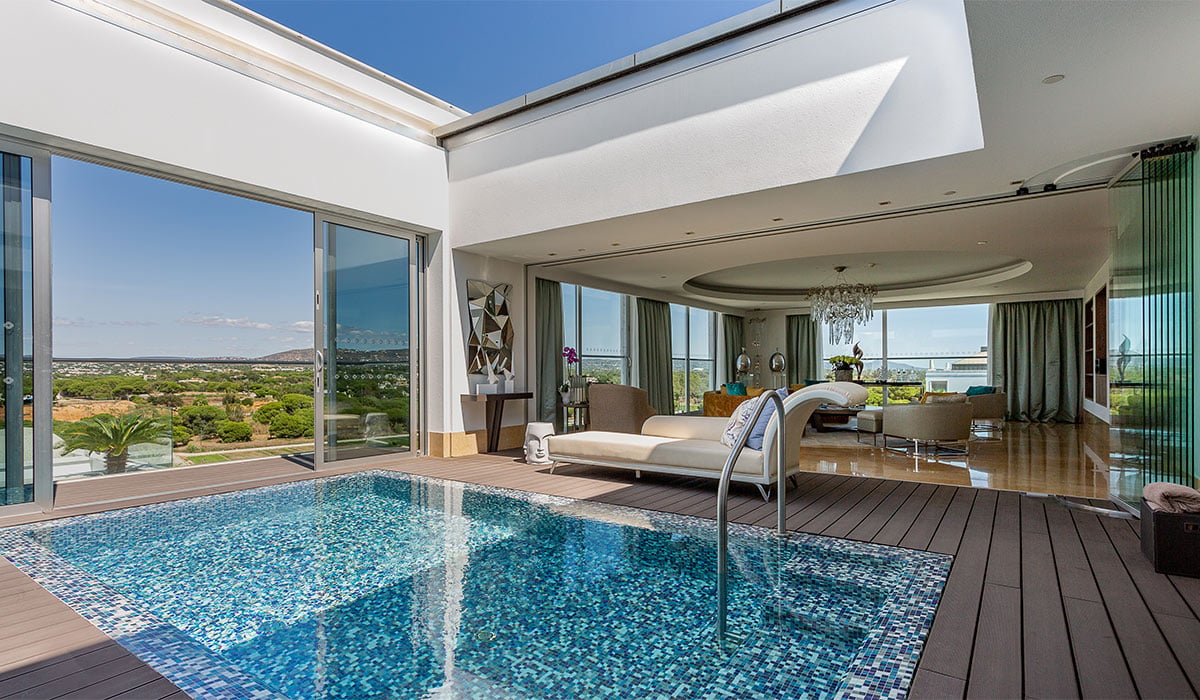Conrad Algarve, infinity penthouse pool. Pic: Supplied