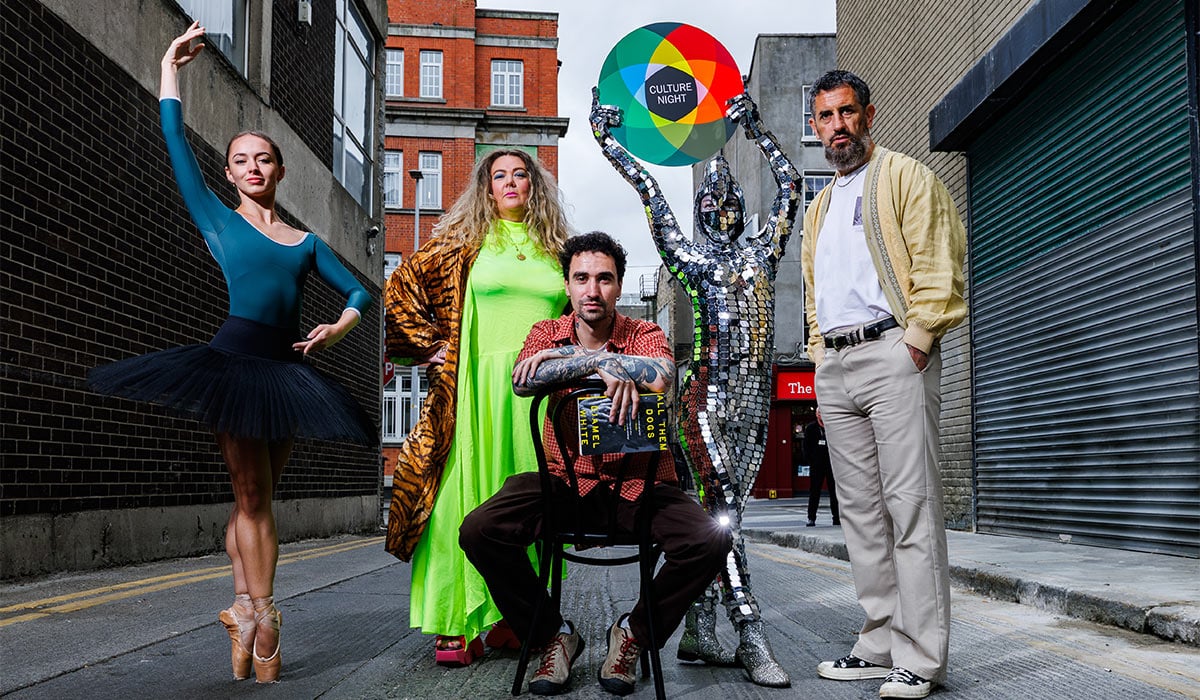 Andrea Horan, Djamel White and Paul Galvin. Pic: INPHO/James Crombie