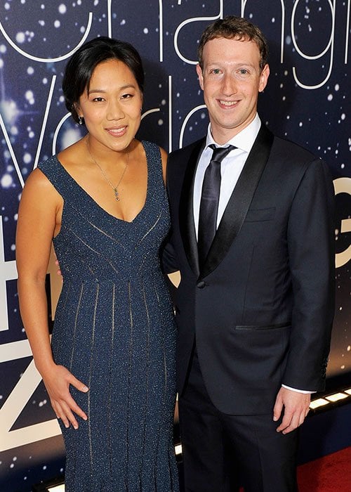 Mark Zuckerberg and Priscilla Chan