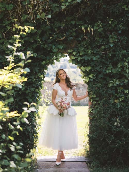Aoife Walsh's legal wedding ceremony. Pic: Ivana's Photography