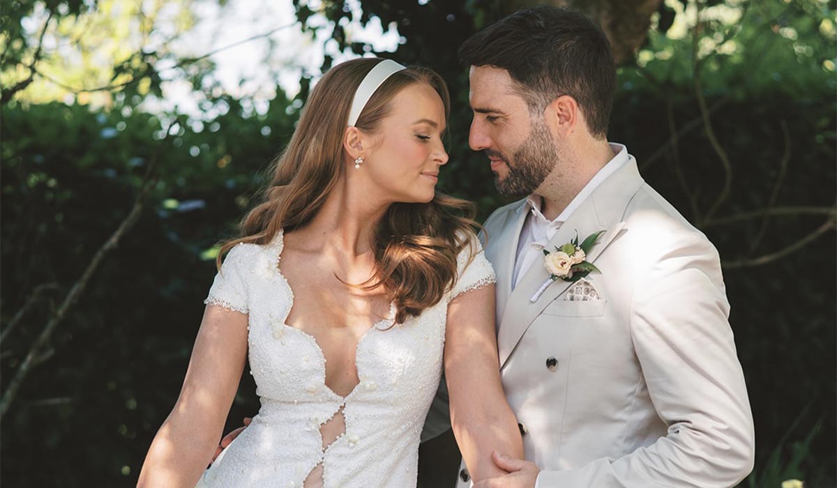 Aoife Walsh's legal wedding ceremony. Pic: Ivana's Photography