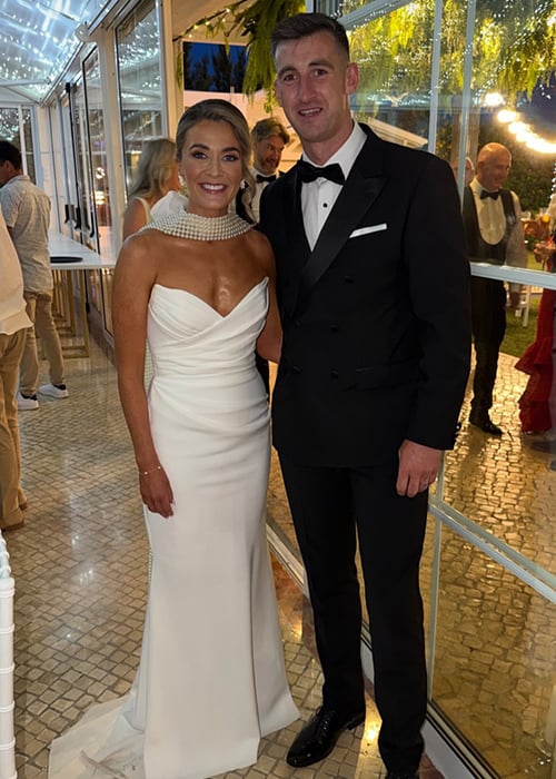 Meehaul McGrath and Lauren O'Loughlin's wedding. Pic: Meehaul McGrath/Instagram