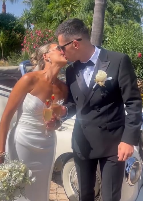 Meehaul McGrath and Lauren O'Loughlin's wedding. Pic: Meehaul McGrath/Instagram