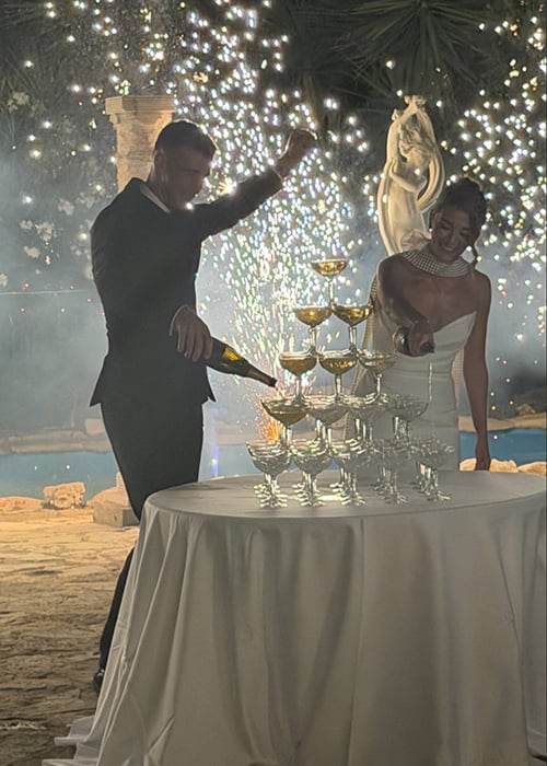 Meehaul McGrath and Lauren O'Loughlin's wedding. Pic: Meehaul McGrath/Instagram
