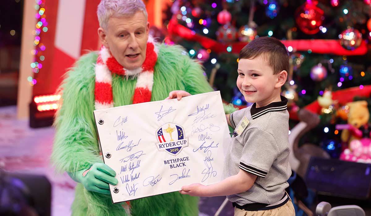 Declan Ryan (6) from Cork, Toy Demonstrator at The Late Late Toy Show 2025. Pic: supplied