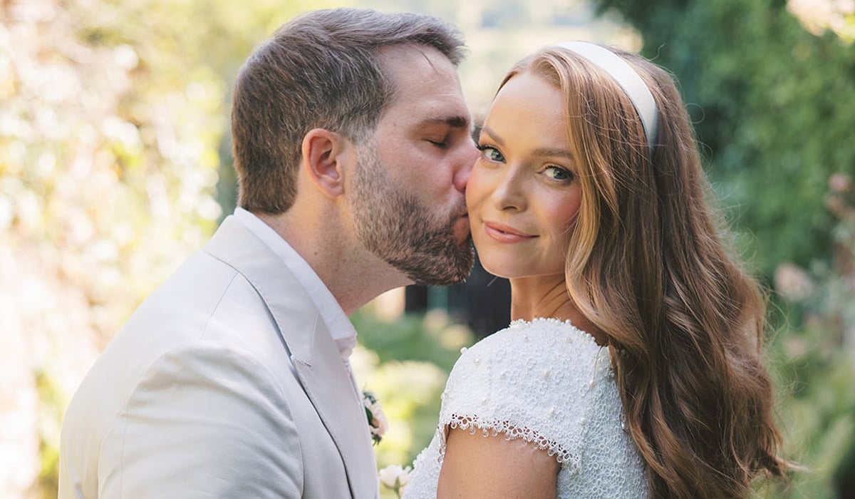 Aoife Walsh's legal wedding ceremony. Pic: Ivana's Photography / Instagram
