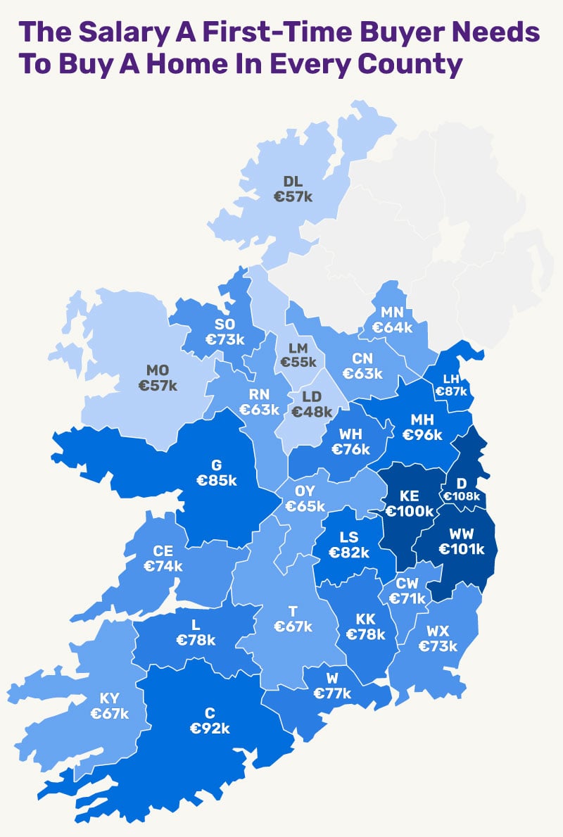 incomes map ireland