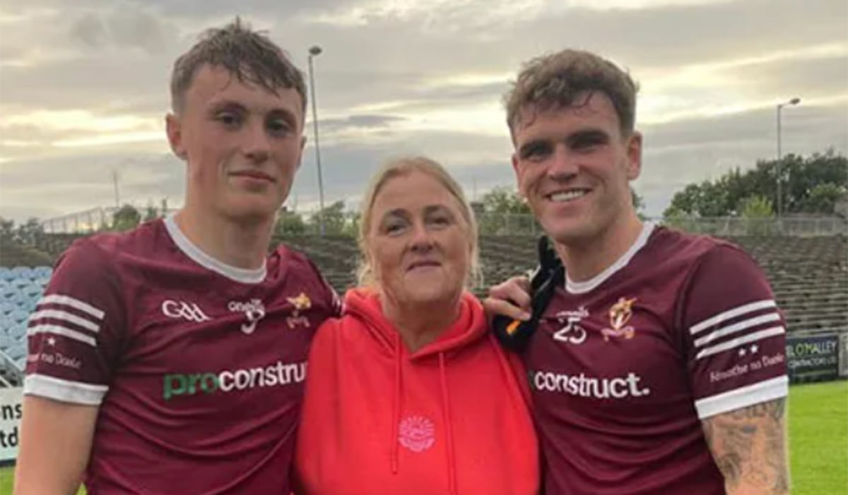 Karen McDonald with her sons Kobe McDonald and Jordan Flynn. Pic: Supplied