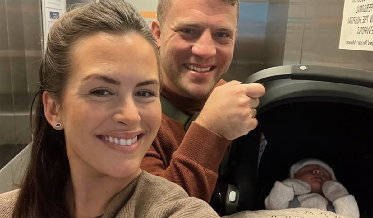 Anna Kirwan and Ian Madigan with their son Sonny. Pic: Anna Kirwan / Instagram