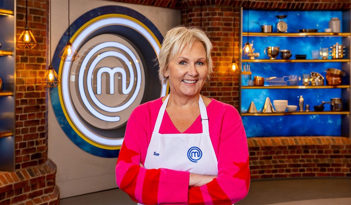 Sue Cleaver, Celebrity MasterChef 2026. Pic: BBC