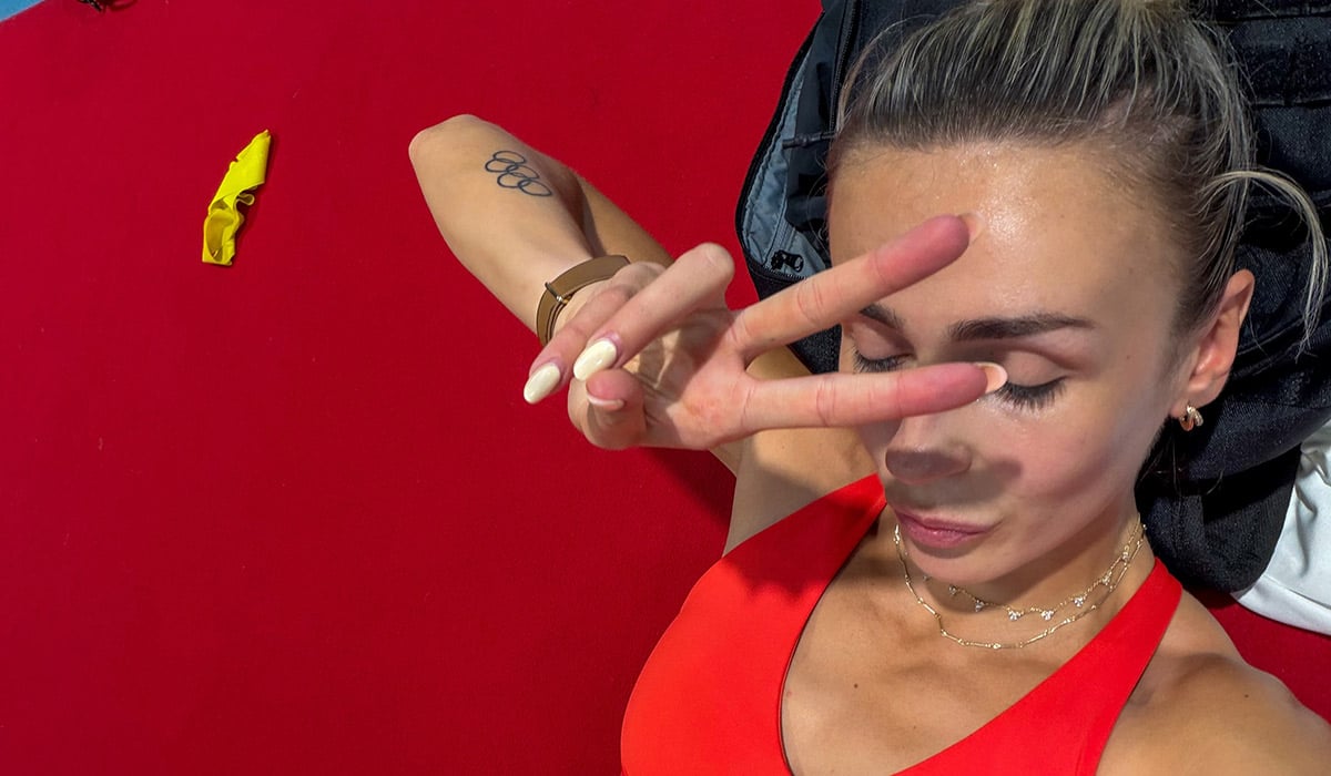 Sharlene Mawdsley in training. Pic: Sharlene Mawdsley / Instagram