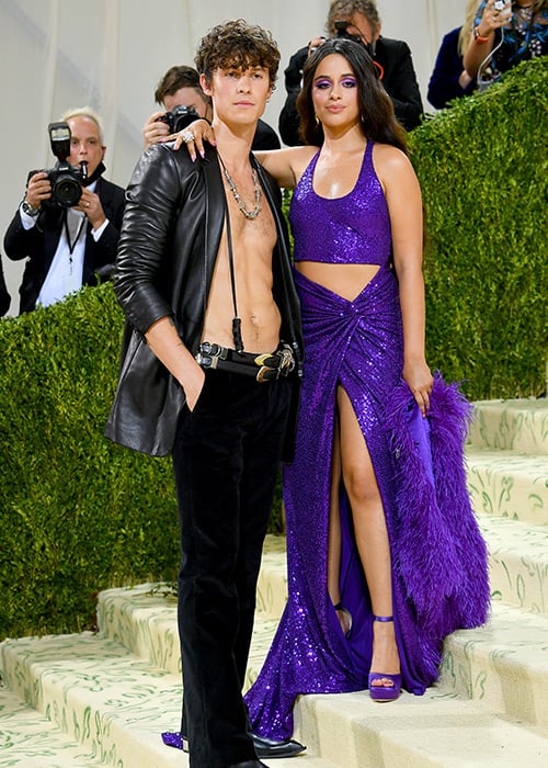 Shawn Mendes and Camila Cabello attend The 2021 Met Gala. Pic: FilmMagic