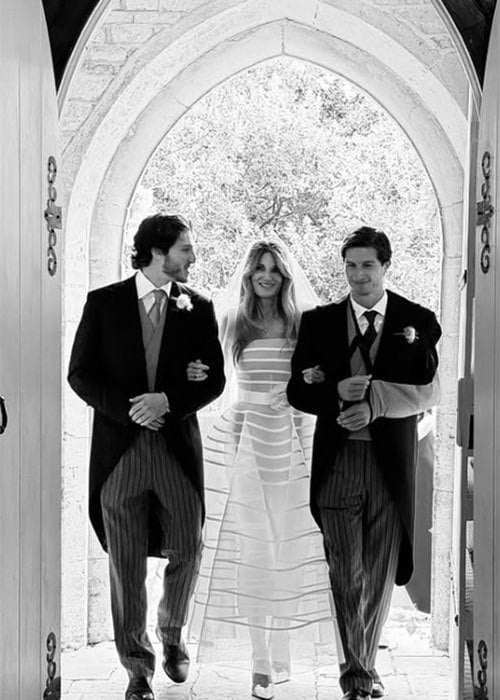 Jemima Goldsmith shares pictures of inside her wedding day to Irish-Australian financier Cameron O'Reilly. Pic: JemimaKhan/Instagram